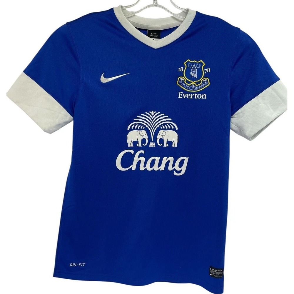 EVERTON /NIKE 2012 2013 HOME FOOTBALL SOCCER JERSEY SIZE SMALL (R44) NW/OTs